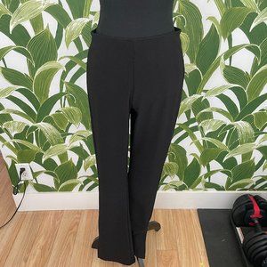 Zara Ribbed Split hem Flared Leggings